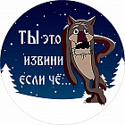 Чехол запасного колеса «Ты извини...»
