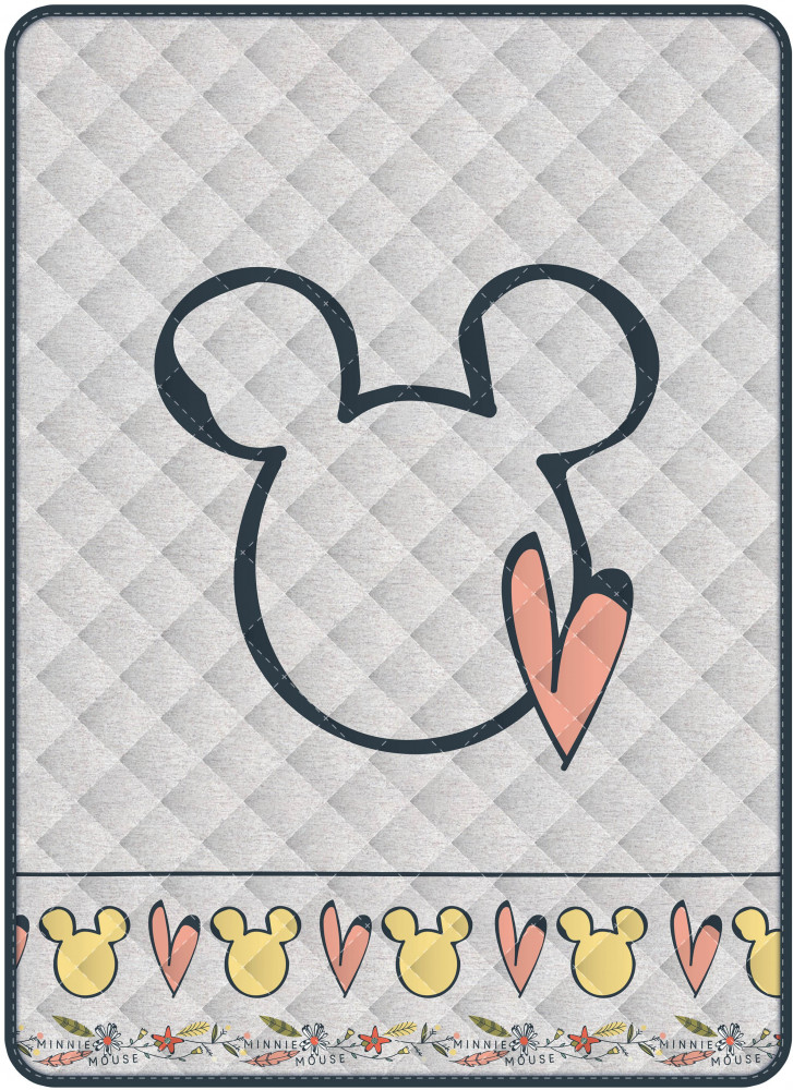 Покрывало «Minnie gray» (1,5-спальное, поплин, микрофибра, 160×200) | Disney | НордТекс