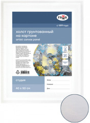 Холст на картоне «Студия»