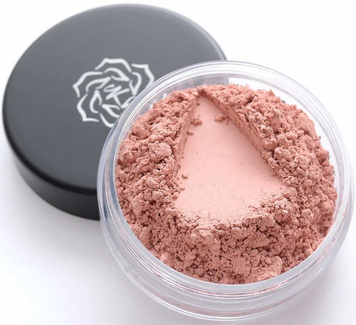 Румяна для лица матовые минеральные, оттенок В101 Розовый | Kristall Minerals Cosmetics
