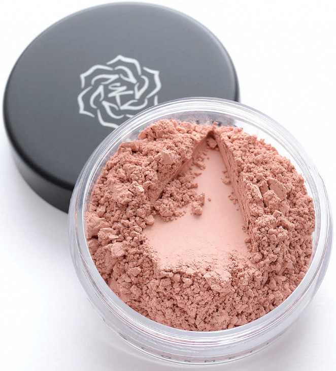 Румяна для лица матовые минеральные, оттенок В107 Персиковый | Kristall Minerals Cosmetics