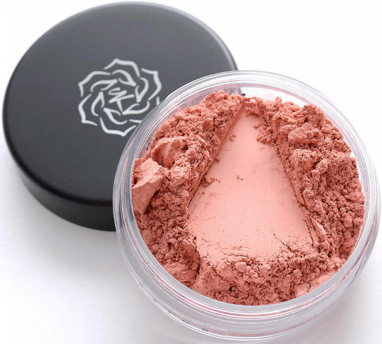 Румяна для лица матовые минеральные, оттенок В113 Карминово-розовый | Kristall Minerals Cosmetics