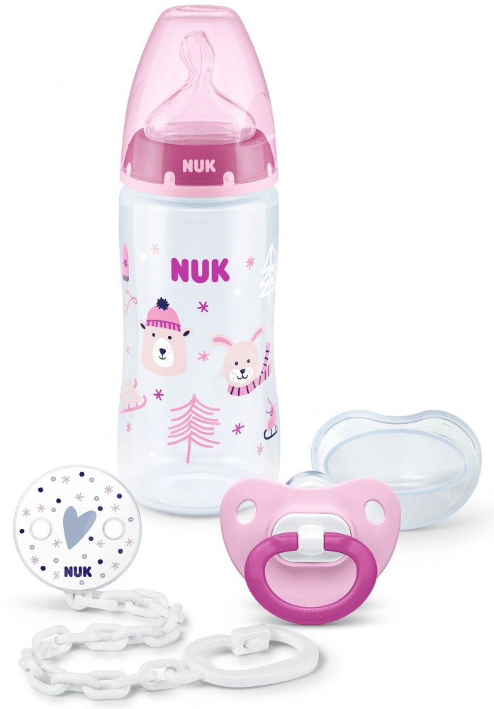 Набор подарочный для новорождённых «Winter Pink» | NUK