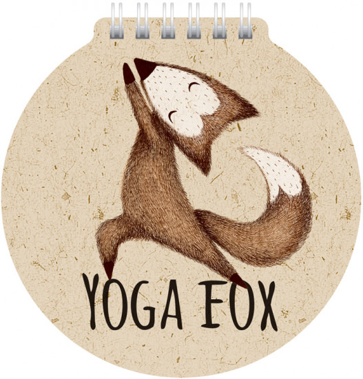 Блокнот «Yoga fox»