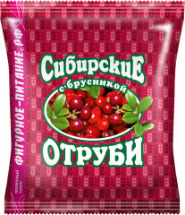 Отруби пшеничные с брусникой