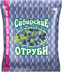 Отруби пшеничные с черникой