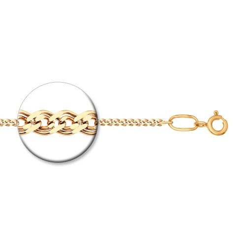 Цепь из золочёного серебра