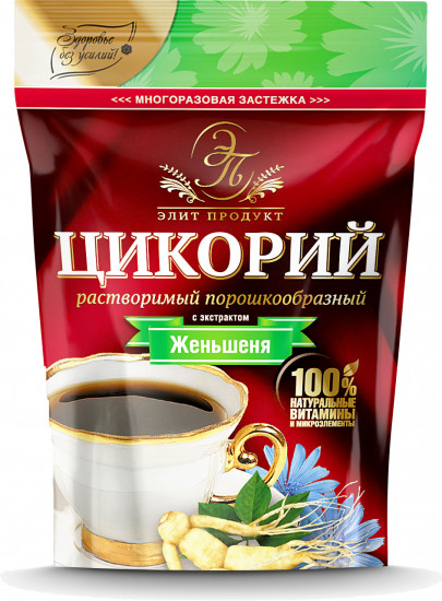 Цикорий растворимый с экстрактом женьшеня