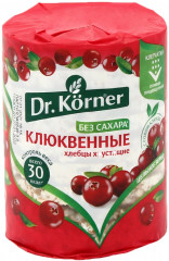 Хлебцы хрустящие сладкие "Клюква"