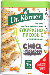 Хлебцы хрустящие тонкие «Кукурузно-рисовые»