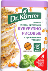 Хлебцы хрустящие тонкие «Кукурузно-рисовые»