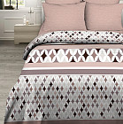 Комплект постельного белья «Территория уюта» (арт. 7766/1, 1,5-спальный, бязь, 2 наволочки 70×70)