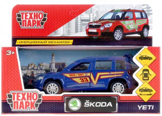 Машина инерционная «Skoda Yeti»