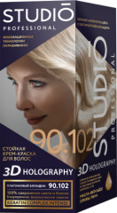 Крем-краска для волос, оттенок 90.102 Платиновый блондин