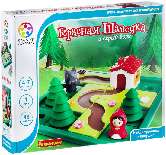 Игра настольная «Красная Шапочка и серый волк»