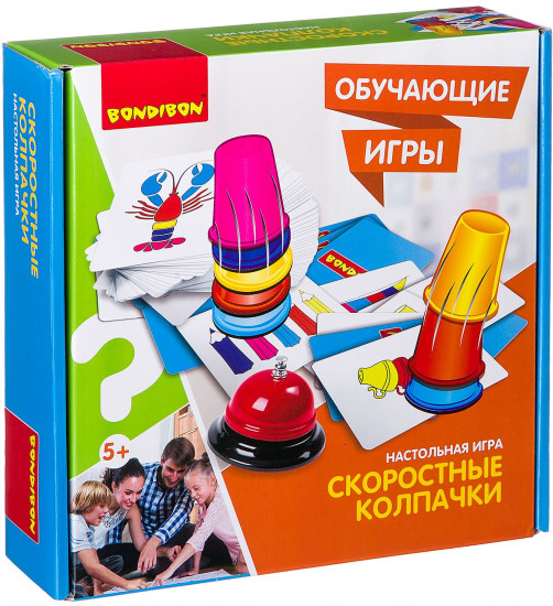 Игра настольная «Скоростные колпачки»