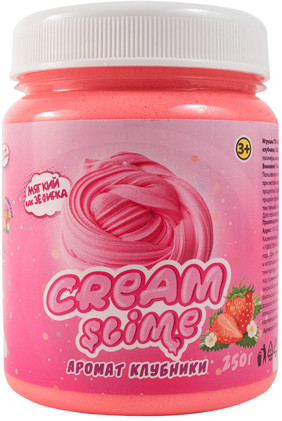 Игрушка «Cream-Slime» с ароматом клубники