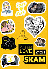 Набор стикеров «Skam»