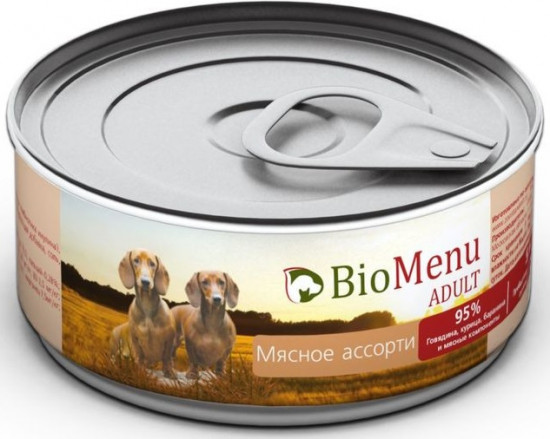 Корм для собак мясное ассорти
