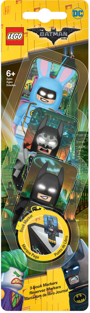 Набор закладок для книг «Batman, Glam Rocker Batman, Easter Bunn» | LEGO Batman | LEGO