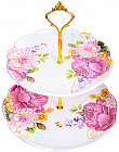 Конфетница 2-х ярусная «Букет»