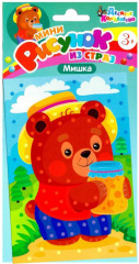 Рисунок из страз «Мишка»