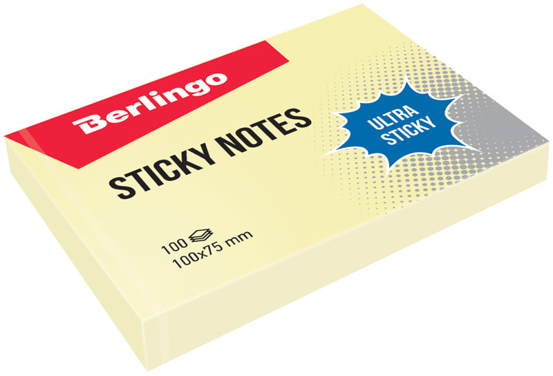 Блок самоклеящийся | Ultra Sticky | Berlingo