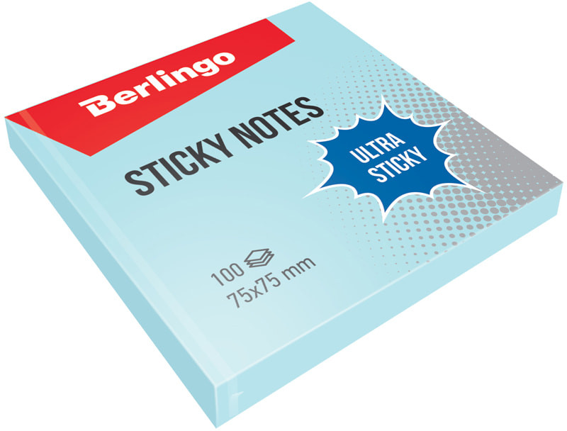 Блок самоклеящийся | Ultra Sticky | Berlingo