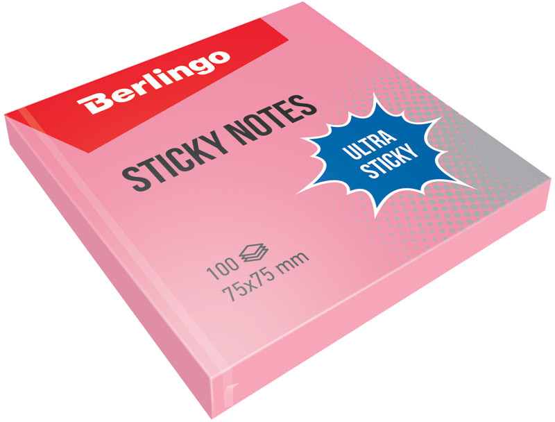 Блок самоклеящийся | Ultra Sticky | Berlingo