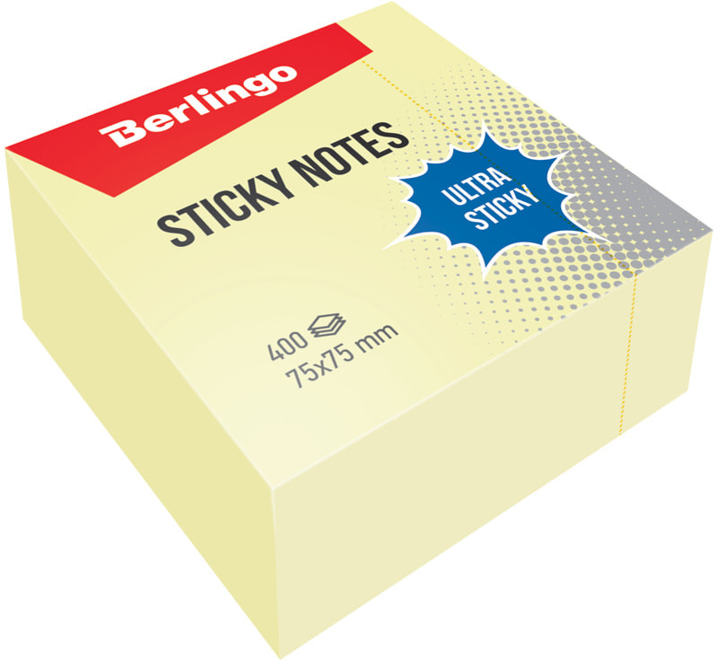 Блок самоклеящийся | Ultra Sticky | Berlingo