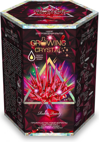 Набор для творчества «Растущий кристалл. Rubin»