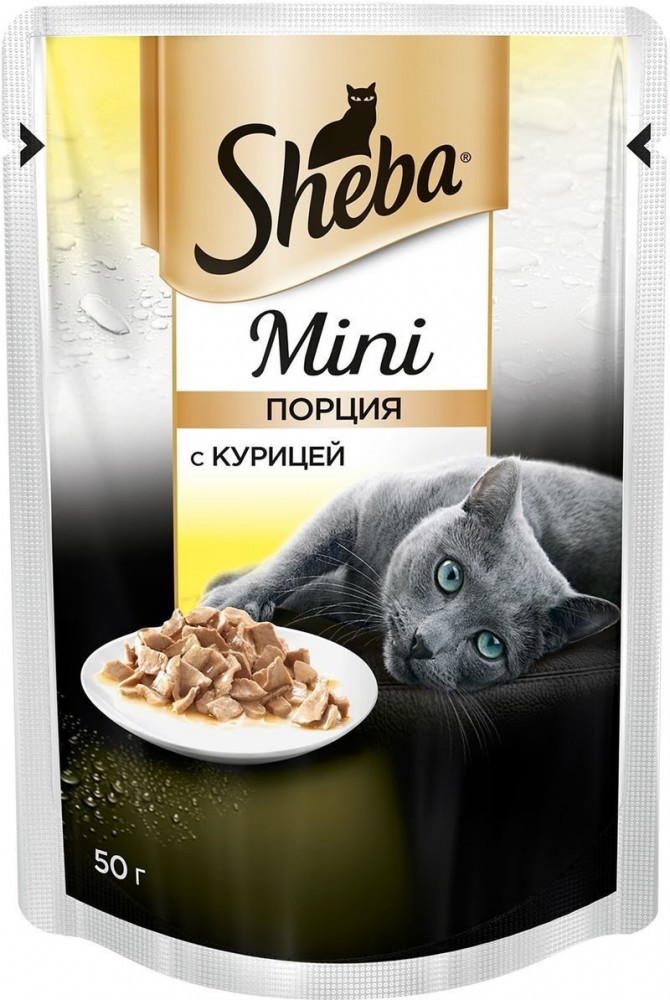 Корм для кошек «Mini» с курицей (50 гр) | Mini | Sheba