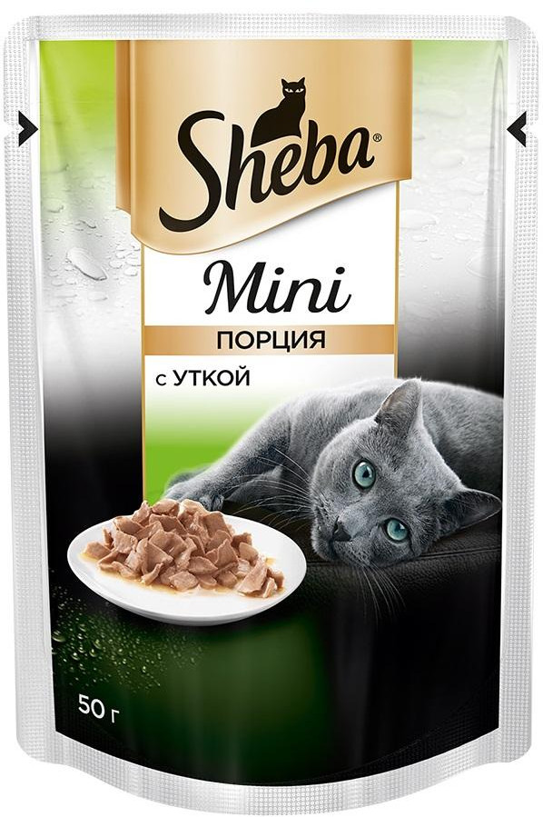 Корм для кошек «Mini» с уткой (50 гр) | Mini | Sheba