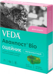 Ошейник репеллентный «Аванпост BIO» (для кошек, 35 см)