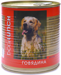 Консервы для собак с говядиной