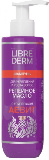 Шампунь для укрепления и роста волос с репейным маслом