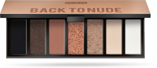 Палетка теней «Makeup Stories Compact», оттенок 001 Back To Nude