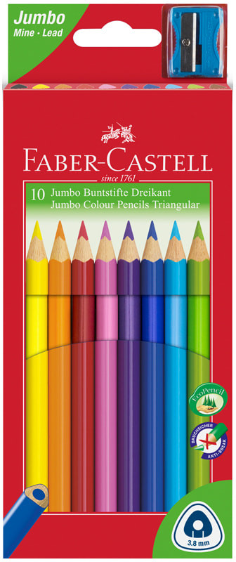 Набор цветных карандашей | Jumbo | Faber-Castell