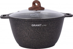 Кастрюля со стеклянной крышкой «Granit ultra original»