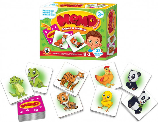 Игра настольная «Мама и малыш»