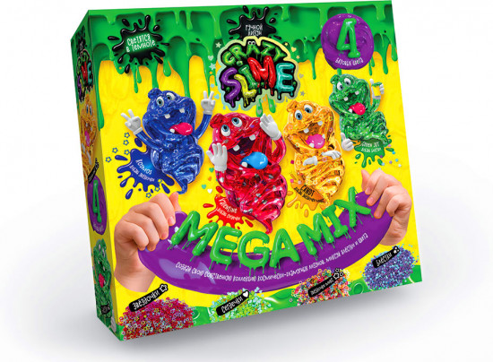 Набор для проведения опытов «Crazy Slime Mega Mix»