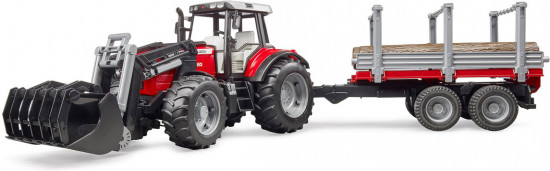 Трактор с манипулятором «Massey Ferguson»