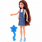 Кукла Мила с темными волосами