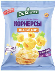 Чипсы цельнозерновые кукурузно-рисовые «Нежный сыр»