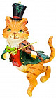 Ёлочная игрушка «Кот-скрипач»