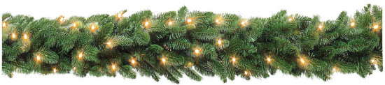 Гирлянда хвойная с лампами «Нормандия»