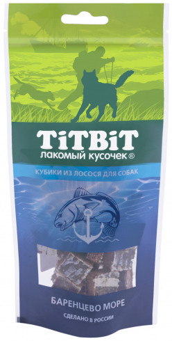 Кубики из лосося для собак