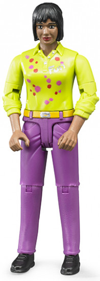 Фигурка женщины в розовых джинсах