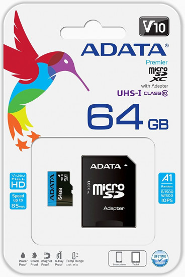Карта памяти microSD Adata