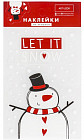 Наклейки на телефон «Let it snow»